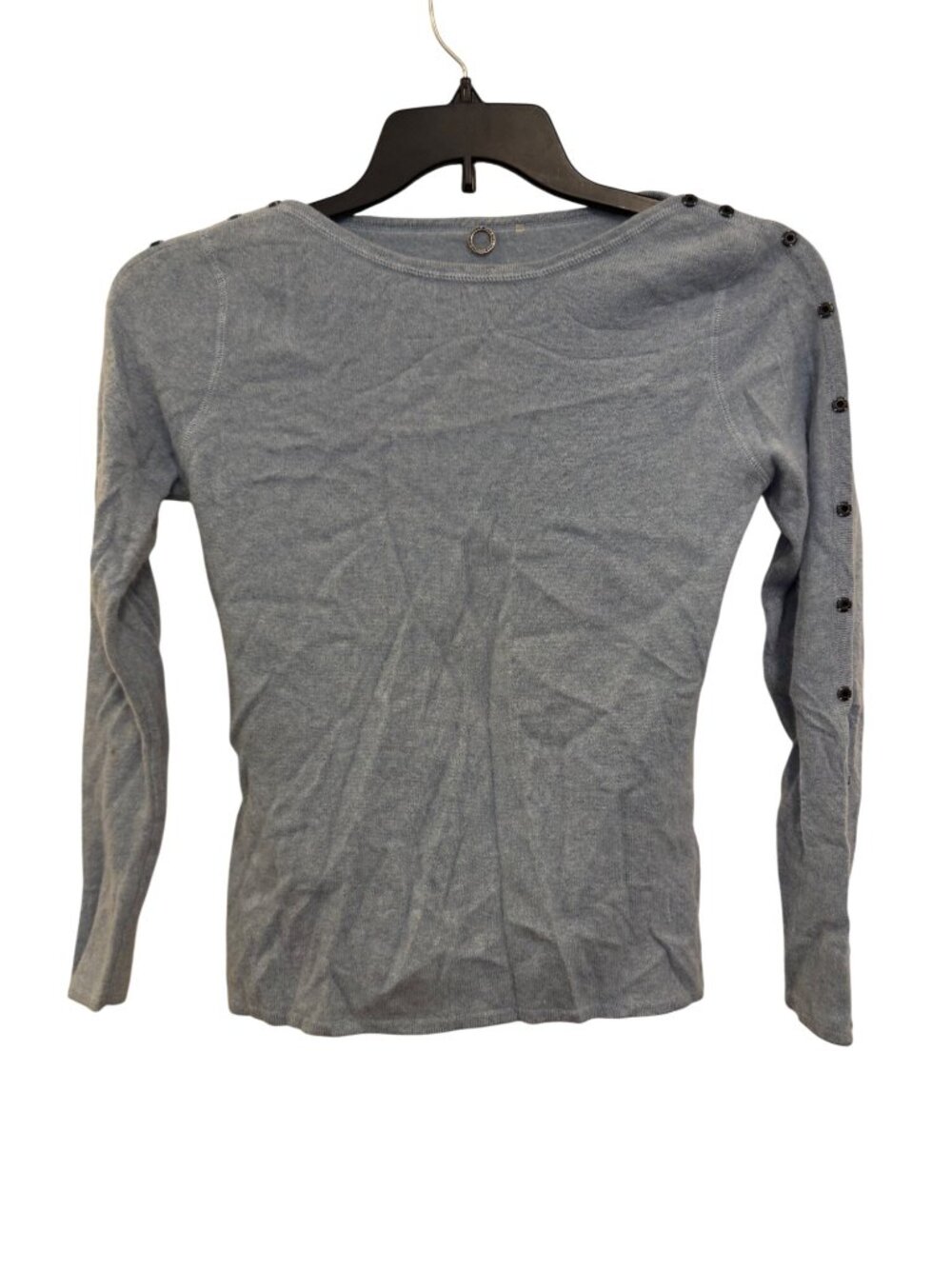 100% Cashmere sweater size S One Girl Who light blue Womens